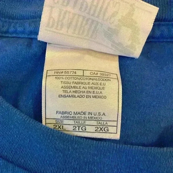 Kansas Jayhawks 2003 Late Night Short Sleeve size 2XL color Blue - Picture 3 of 5